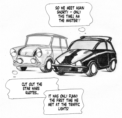 Snorty is not the car you're looking for.